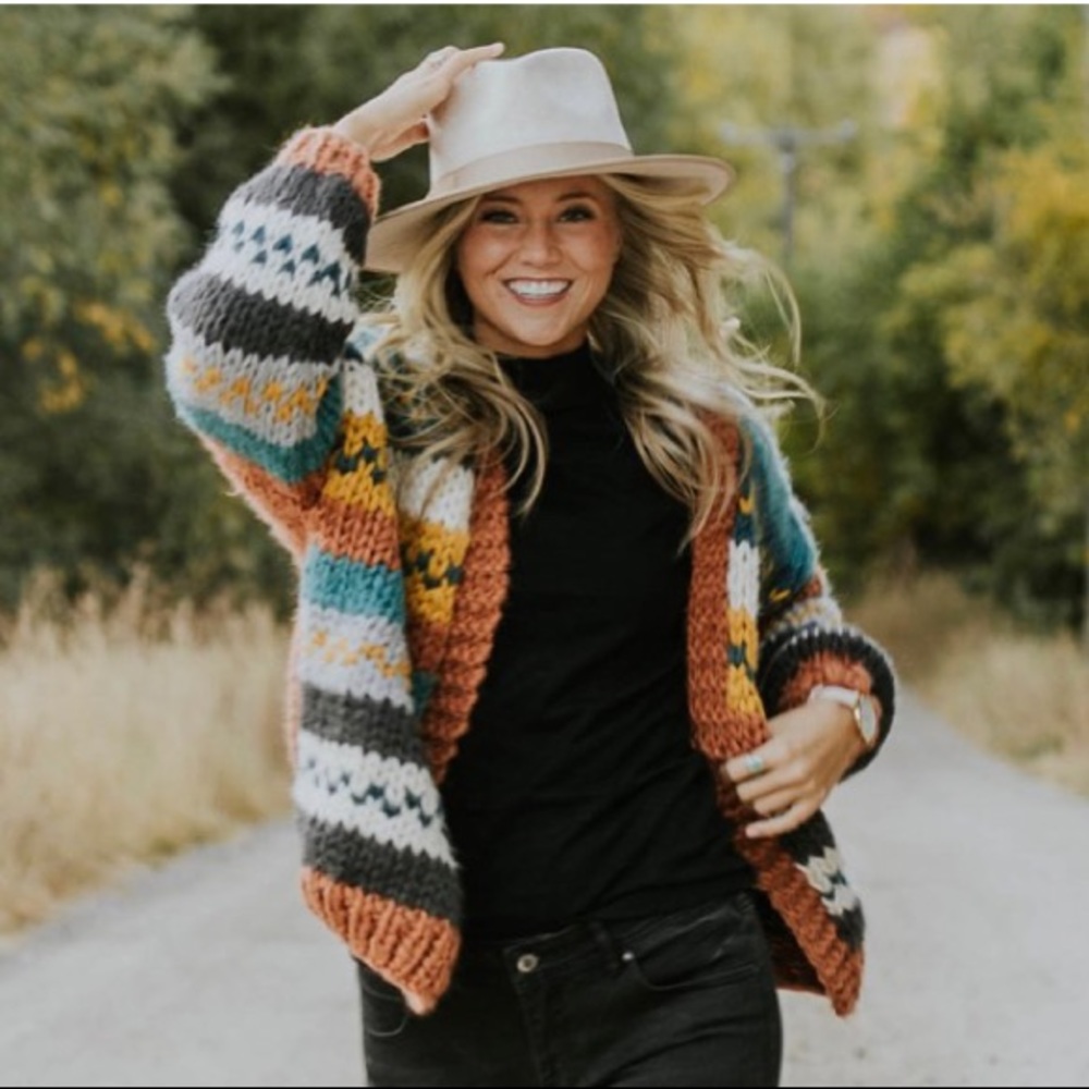 Roolee Nepal Colorful Cardigan
